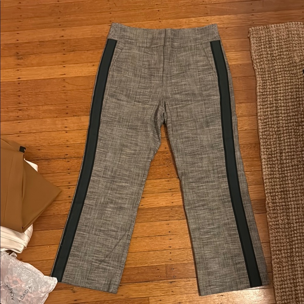 Veronica Beard Gray Plaid Pants